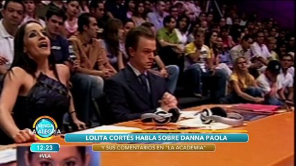 ¡Lolita Cortés habla sobre Danna Paola y sus comentarios en La Academia! | Venga La Alegría