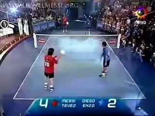 Lionel Messi, Diego Maradona, Carlos Tevez - Ayak Tenisi