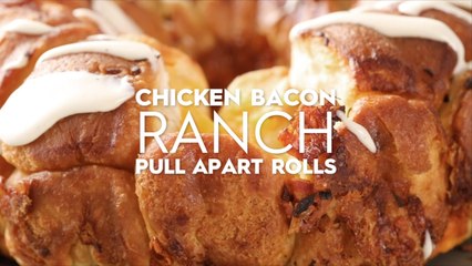 Chicken Bacon Ranch Pull Apart Rolls