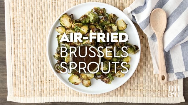 Air-Fried Brussels Sprouts