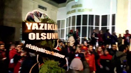 Eskişehirspor taraftar tepki