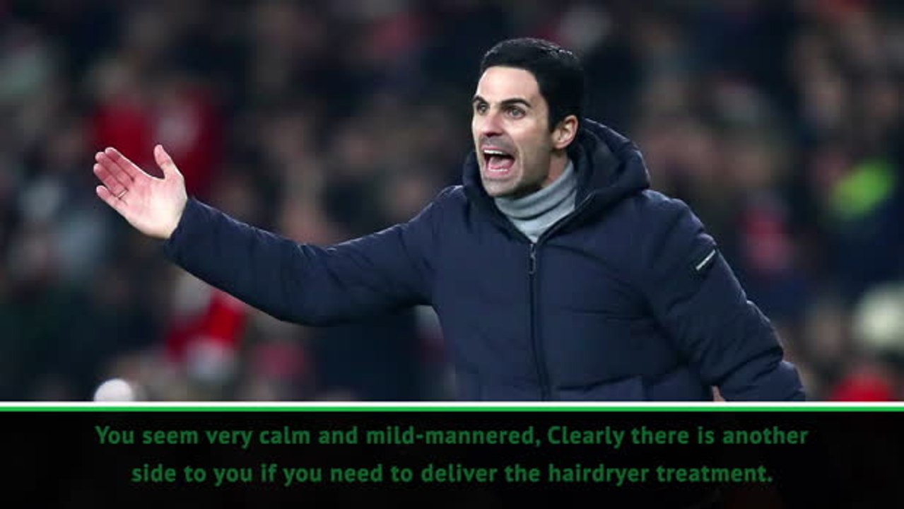 I surprised Arsenal players by shouting - Arteta