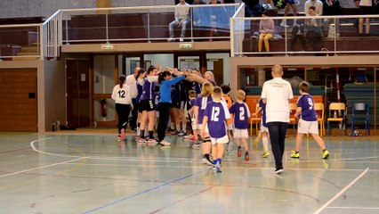 Haie d'honneur pour nos -11 ans