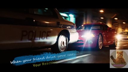 When your friend drive your car