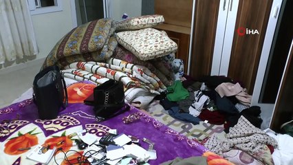 Evine hırsız girdi komşularına isyan etti