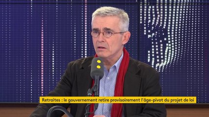 Retrait de l'âge pivot : "C'est quand même un recul que nous obtenons par la mobilisation et ça ne peut que nous encourager" (FO)