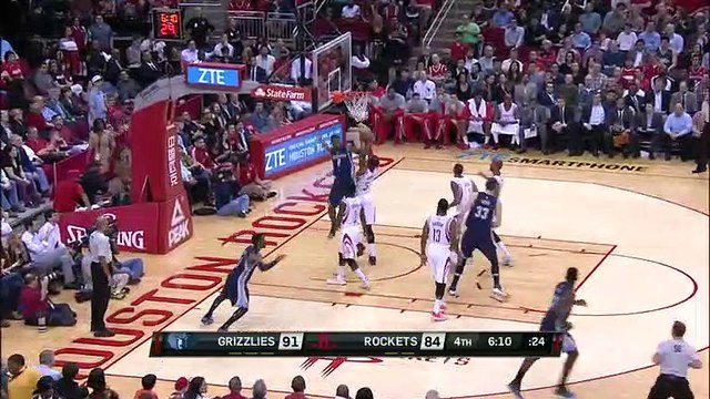 Memphis Grizzlies 102-100 Houston Rockets