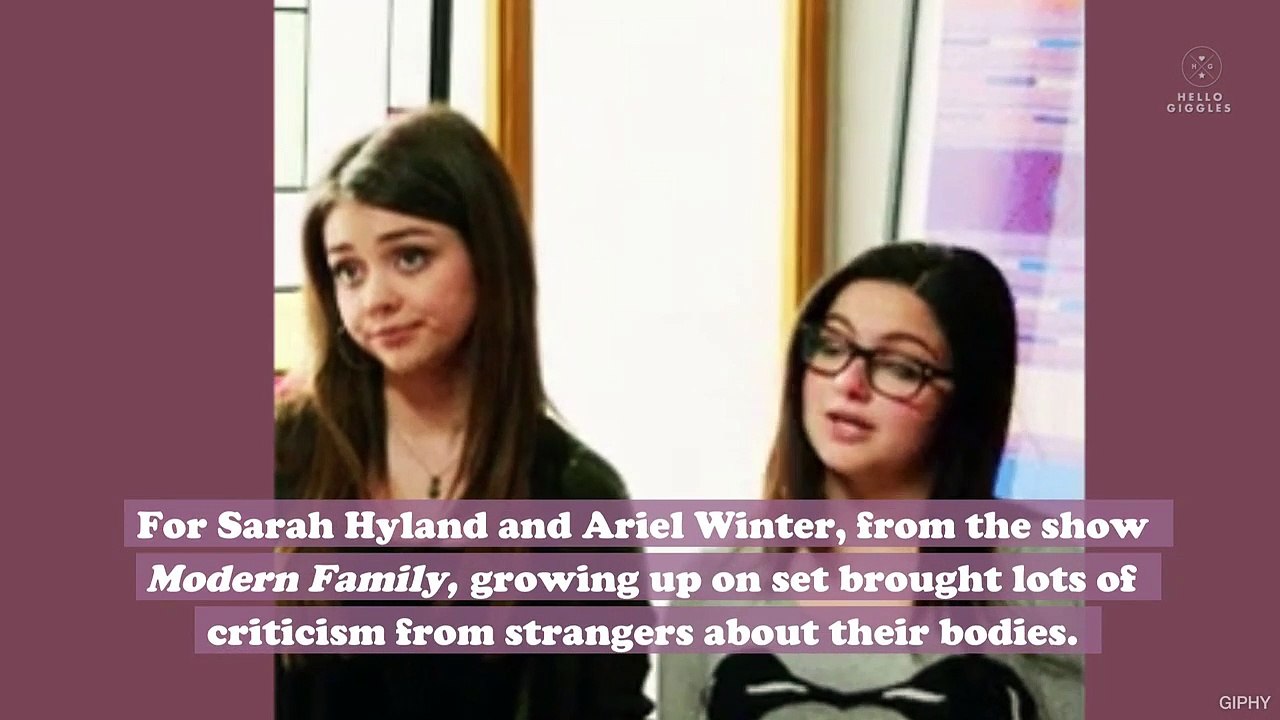 Sarah Hyland and Ariel Winter spoke out about the body-shaming they felt growing up on Modern Family