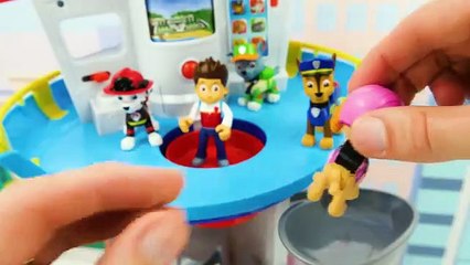 Toy Learning Video for Kids with Paw Patrol Ultimate Rescue Vehicles-