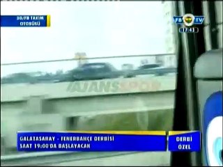 OLAY! Fenerbahçe takım otobüsüne taş yağmuru!