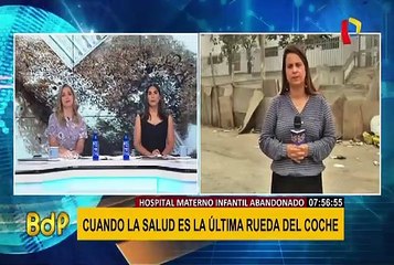 VMT: denuncian que Hospital Materno Infantil está en total abandono