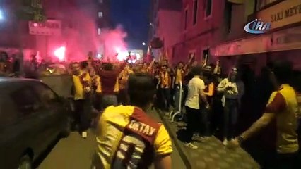 Tekirdağ’da Galatasaray’ın şampiyonluk coşkusu