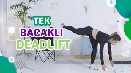 Tek bacaklı deadlift - Sporcuyum