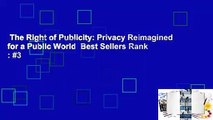 The Right of Publicity: Privacy Reimagined for a Public World  Best Sellers Rank : #3