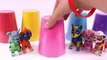 Learn Colors With Kinetic Sands Cups Paw Patrol Mighty Pups Kinder Surprise Toys For Kids