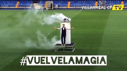 Villarreal, Santi Cazorla transferini sihir gösterisi ile açıkladı