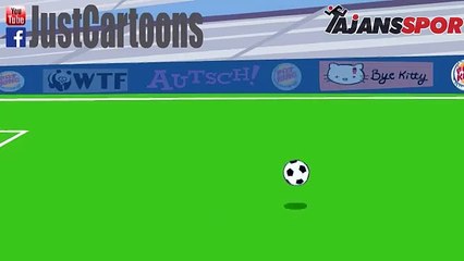 Atletico Madrid - Chelsea maçı animasyon oldu! Komedi!..