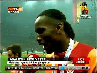Drogba kupa töreni sonrası konuştu!
