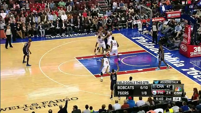 Charlotte Bobcats 123 - 93 Philadelphia 76ers