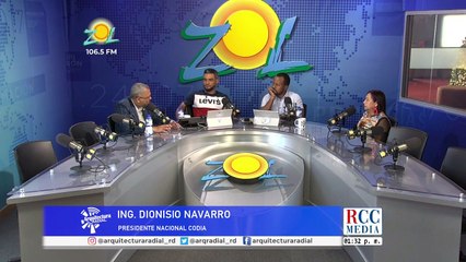 Ing  Dionisio Navarro, Presidente CODIA – Cobro Deudas sobre MINERD – Arquitectura Radial
