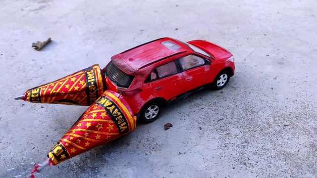 Diwali Anaar Powered Car !! Kya Diwali Anaar Me Car Ko Chalane Ka Dam Hai - # MR SGR HECKER