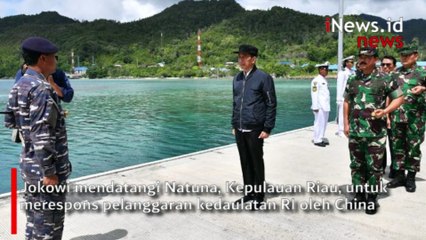 Detik-Detik Presiden Jokowi Kunjungi Natuna, Tegaskan Hak Berdaulat RI