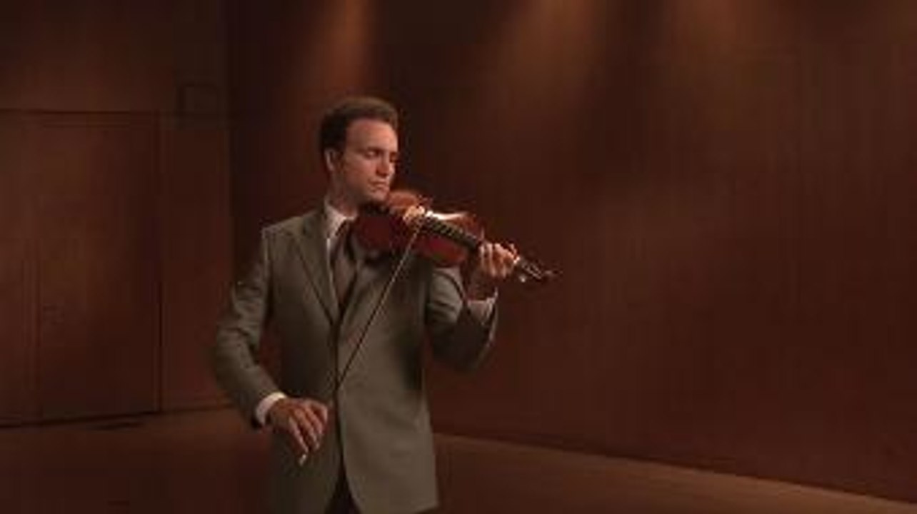 Violin, Joachim Tielke, "Double" from the Sarabande of Partita No. 1 in B minor by J. S. Bach performed by Sean Avram Carpenter l Met Music