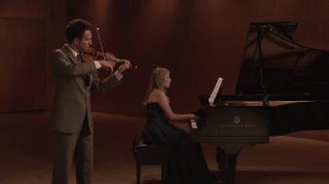 The Antonius Violin, Antonio Stradivari, Tango by Isaac Albeniz performed by Sean Avram Carpenter, Gabriela Martinez on piano l Met Music