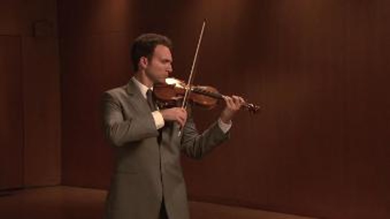 Amati Violin, "Double" from the Sarabande by J.S. Bach performed by Sean Carpenter l Met Music