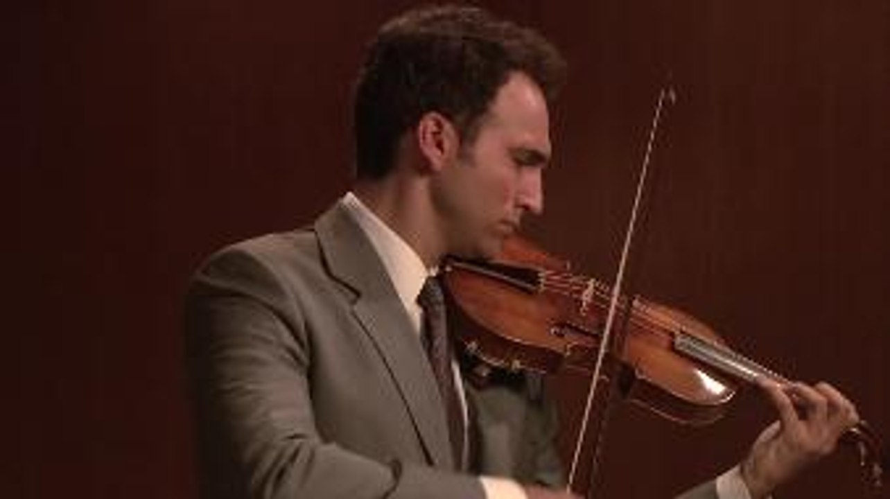 Double from the Sarabande of Partita No. 1 in B minor by J. S. Bach, performed by Sean Avram Carpenter l Met Music