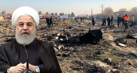İran Cumhurbaşkanı Ruhani'den "yanlışlıkla" düşürülen yolcu uçağıyla ilgili açıklama