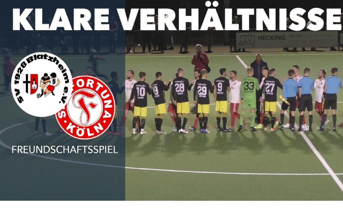 Regionalligist sorgt für klare Verhältnisse | SV Blatzheim – SC Fortuna Köln (Testspiel)