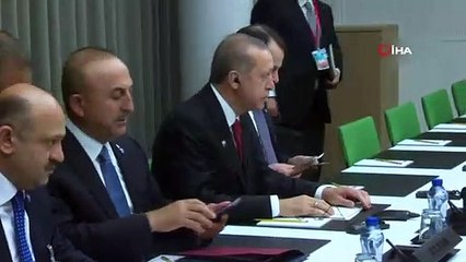 Cumhurbaşkanı Erdoğan, Almanya Başbakanı Merkel ile görüştü