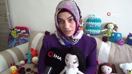 Çok sevdiği bebekler iki çocuk annesi kadının geçim kaynağı oldu