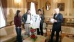 Pablo Iglesias regala a Evo Morales una camiseta del Real Madrid en su visita a Bolivia