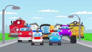 La voiture de police qui a pu voler - Cars Stories - Dessin animé pour les Enfants