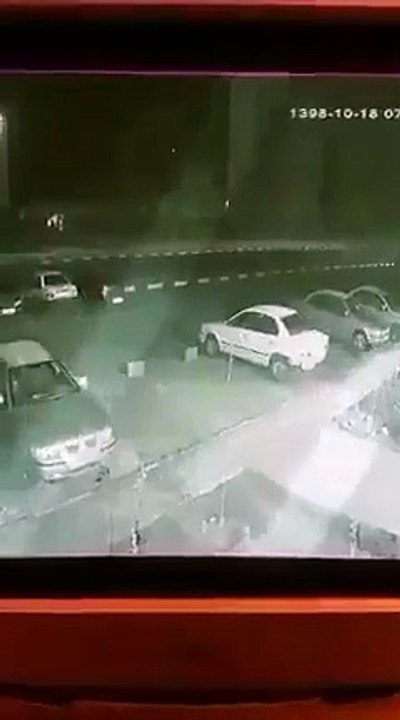 لحظة إطلاق الصاروخ الإيراني الذي أسقط الطائرة الأوكرانية