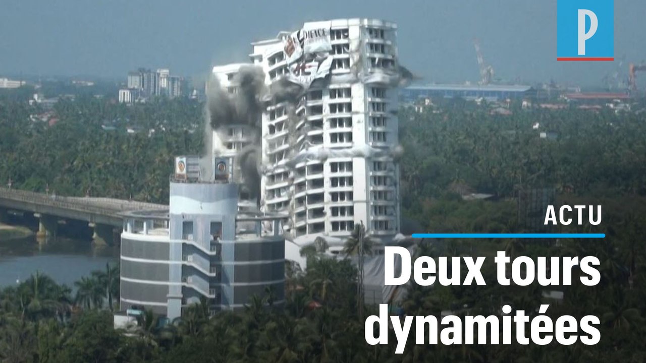 L'Inde détruit deux tours luxueuses violant les règles environnementales