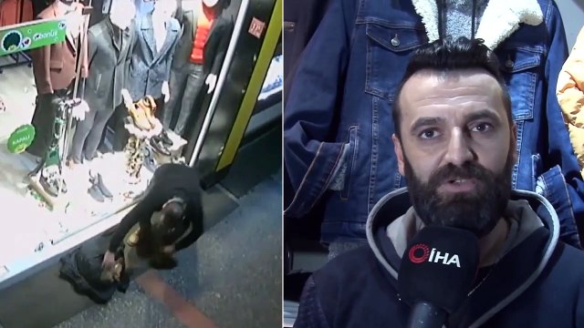 Sokaktan Üşüyen Köpeğe Tereddüt Etmeden Montunu Bırakıp Gitti