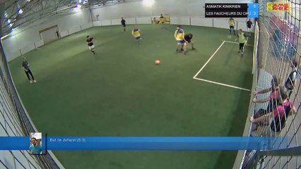 But de Johann (6-3) - ASMATIK KINIKRIEN Vs LES FAUCHEURS DU CHU - 09/01/20 20:00 - LIGUE 3