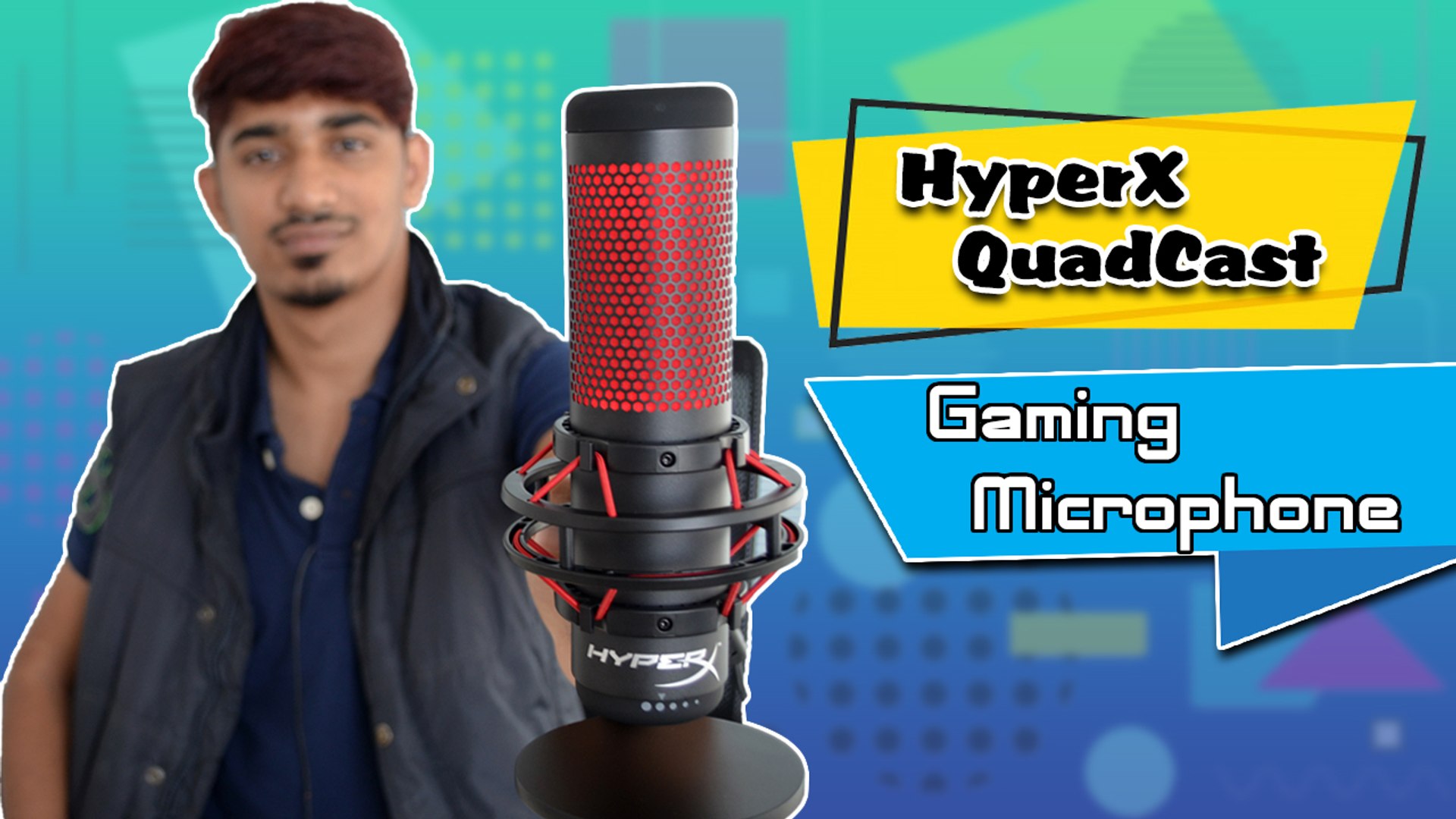 Hyperx Quadcast Gaming Microphone Unboxing And First Impression