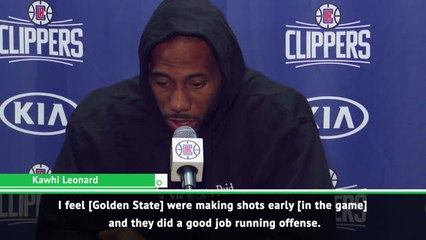 Download Video: Clippers need to play better - Kawhi