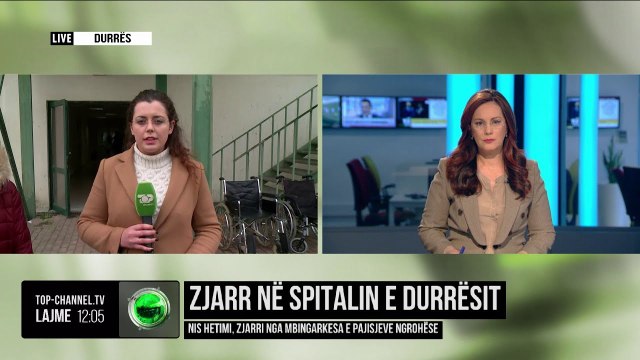 Spitali i Durrësit përfshihet nga flakët/ Nis hetimi, zjarri nga mbingarkesa e pajisjeve ngrohëse
