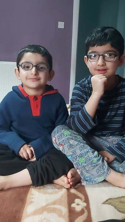 Nice bacha with big brother