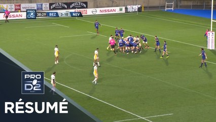PRO D2 - Résumé Béziers-Nevers: 17-44 - J16 - Saison 2019/2020