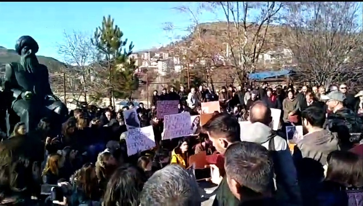 Tunceli'de Gülistan Doku için eylem yapıldı: "Dersim uyuma, Gülistan’a sahip çık!"