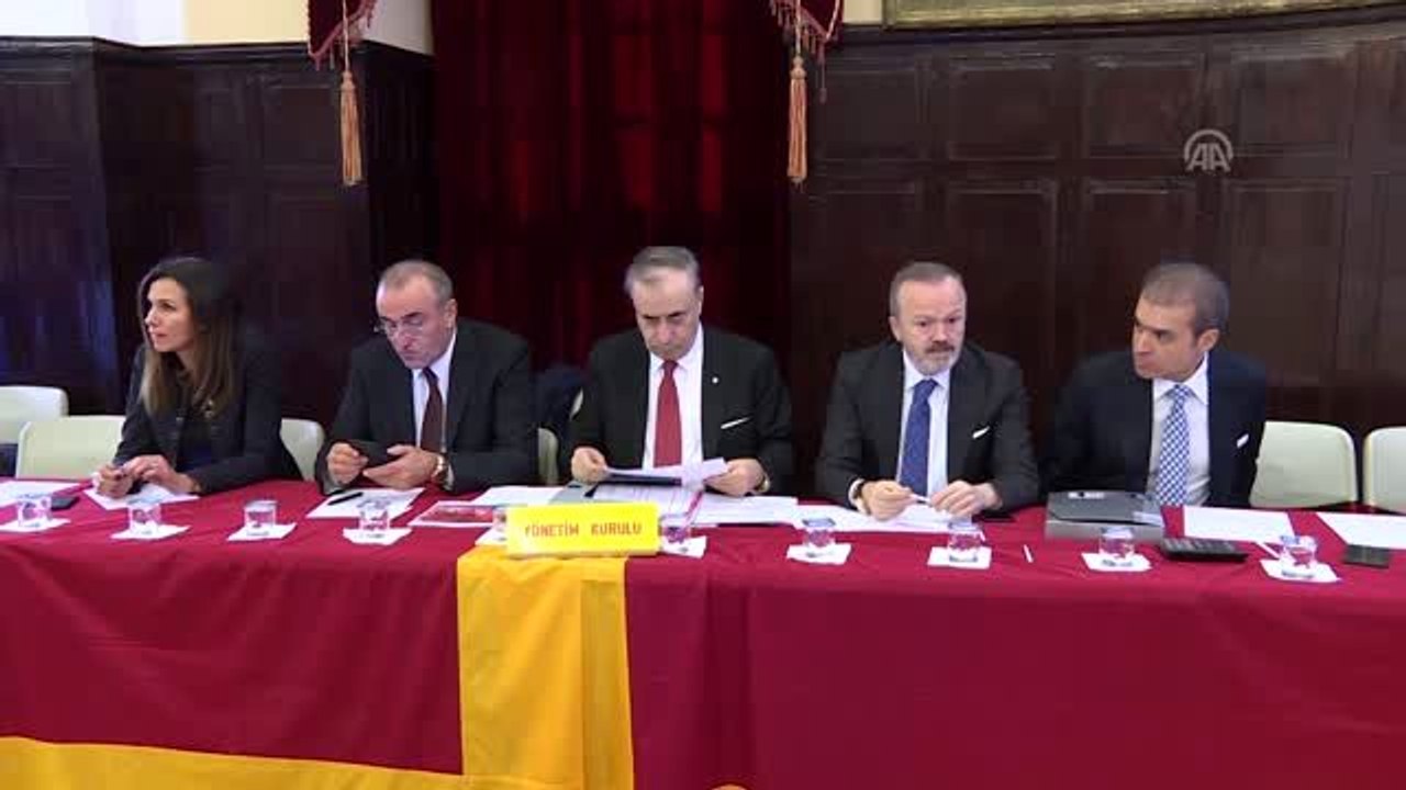 Galatasaray Kulübü Başkanı Mustafa Cengiz'den borç yapılandırma açıklaması (1)