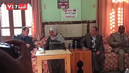 شيخ الأزهر يستقبل وزير القوى العاملة فى ساحة الطيب بالأقصر