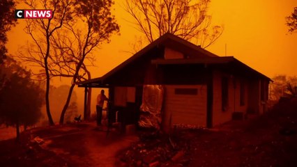 Australie : un jeune fermier sinistré constate les dégâts