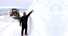 Sivas'ta beyaz esaret! Bazı noktalarda kar kalınlığı 2 metreye buldu